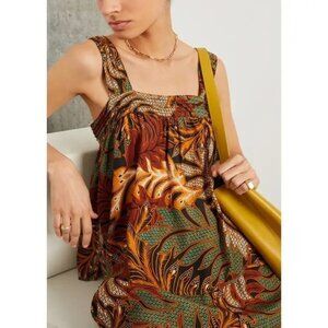 Natalie Martin Jasmine Top Jungle Print Small Silk Blouse